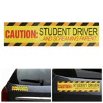 Exterior Accessories – Student Driver Magnet For Car Sign Sticker New Stickers Magnets And Decals – Caution Student Driver Car Sticker Safety Warming Sign Magnet Reflective Decal – – 1pcs