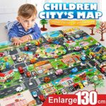 39Pcs City Map Car Toys Model Crawling Mat Game Pad for Children Interactive Play House Toys (28Pc Road Sign+10Pc Car+1Pc Map)