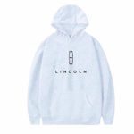 Yshoqq Mens Pullover Hoodies Lincoln Logo Hipster Long Sleeve Hooded Fleece Sweatshirt