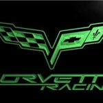 Corvette LED Neon Sign Light Sports Car Green