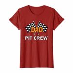 Dad Pit Crew Hosting Car Race Birthday Party T-Shirt