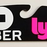 Uber Lyft Mirror Hanger Sign (UL Combo B)