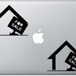 Real Estate – House With For Sale Sign ArcDecals78601025 Set Of Two (2x) , Decal , Sticker , Laptop , Ipad , Car , Truck