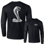 Ford Mustang American Shelby White Snake Long Sleeve T-Shirt F&B