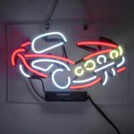 Car Model Real Glass Beer Bar Pub Car Store Party Homeroom Wall Decor Neon Light Sign 14×9
