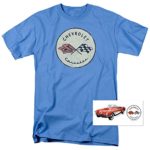 Popfunk Chevy Corvette Convertible Vintage Logo GM Car T Shirt & Stickers