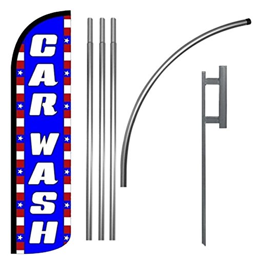 LOCKSMITH Windless Swooper Feather Flag Kit - Custom Banner Sign