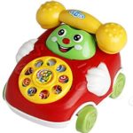Ladiy Baby Toys Cartoon Car Phone Kids Educational Developmental Toys Push & Pull Toys