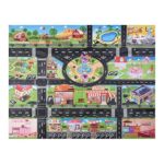 Bluecell Non-Woven Fabrics Traffic Sign Street City Fun Play Map Kids 130 x 100 cm