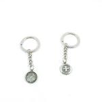 Keyring Keychain Keytag Key Ring Chain Tag Door Car Wholesale Jewelry Making Charms M7KU6 Cross Signs