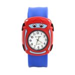 Cartoon Car Unisex Kids Watch Water-resistant Sports Watch Bendable Rubber Strap Wrist Watch