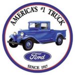 Ford Trucks Tin Sign 12 x 12in