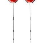 Ekarro Flashing Led Light Parking Stop Sign For Garage / Parking Assistant Stop Sign,Pack of 2