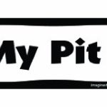 Imagine This Bone Car Magnet, I Love My Pit Bull, 2-Inch by 7-Inch