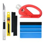Vinyl Wrap Tools Kits with Knife Blades Felt Squeegee