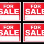 For Sale Sign 9 x 12 Inch – 4 Pack