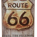 USA Route 66 Feel Freedom Car Gas Tin Sign Bar Cafe Diner Garage Wall Decor Retro Metal Art Poster