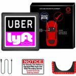 Uber Lyft Sign for Car, Light Up Uber Sign USB Rechargeable,UBER Lyft Glow Sign for Uber Lyft Rideshare Car,Wireless Glowing Uber Lyft Sign Lithium Battery Powered