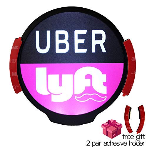 Uber Lyft Sign Logo Sticker Decal Reflective Bright Glowing Wireless
