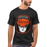 Zazzle Retro Vintage Kitsch Car Oilzum Motor Oil Sign T-Shirt Men’s Basic Dark T-Shirt