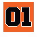 Magnet Dukes of Hazzard General Lee – Magnetic vinyl sticks to any metal fridge, car, signs – Outdoor Indoor Decor 16″
