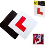 Motorcycle Decals – Student Driver Magnet For Car Sign New And Sticker Rookie – Motorcycle Car Sticker Magnetic L Plates Learner Driver Plates 17.8×17.8cm – – 1pcs