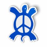 AK Wall Art Turtle Peace – Magnet – Car Fridge Locker – Select Size