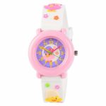 Venhoo Kids Watches Cute 3D Cartoon Waterproof Silicone Children Toddler Wrist Watch Time Teacher Birthday Gift 3-10 Year Boys Girls Little Child