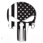 Magnet Punisher Skull Subdued American Flag Tactical – Magnetic vinyl sticks to any metal fridge, car, signs 5″