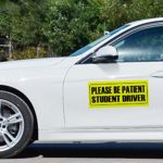 Please Be Patient Student Driver Safety Vehicle Car Sign Bumper Sticker Decal