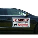 Custom Vehicle Magnetic Signs ( Free design For you ) (12″ x 24″)