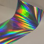 OilSlick / Rainbow / Overall / Shimmer Holographic Sign Vinyl, 24 Inch X 30 Ft
