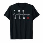 6 Speeds Gear Shift Manual Transmission Heartbeat T-Shirt