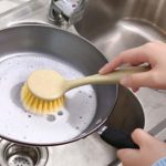 YJYdada Kitchen Non-Stick Skillet Brush Oil Dishwashing Cleaning Bowl Palm Brush