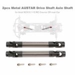 millet16zjh 2Pcs Metal Drive Shaft Axle AX50004 for Axial SCX10 1/10 RC Crawler Off-Road Car