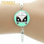 Charm Bracelets – Car Bracelets Pendant Handmade 2017 Alloy Charm Bracelets & Bangles Women Men Hippie Peace Sign Van Bus Jewelry CT114 – by Mct12-1 PCs