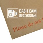Platinum Place 5 x Dash CAM Recording-3.4×1.2 INCHES-Window Stickers-Vehicle Camera Security Warning Dash Cam Signs-CCTV,Car,Van,Truck,Taxi,Mini Cab,Bus,Coach Warning Camera Recording