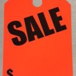 Sales Signs 50 Per Pack Hang on Rear View Mirror (Fluorescent Red)(A35)