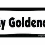 Imagine This Bone Car Magnet, I Love My Goldendoodle, 2-Inch by 7-Inch