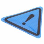 lehao Car Triangle Reflective Stickers Warning Signs Motorcycle Body Stickers Triangle Warning Mark Reflective Safety Signs Caution,blue
