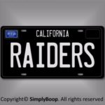 Forever Signs Of Scottsdale Oakland Raiders 1960 California NFL Football Team Aluminum Vanity License Plate