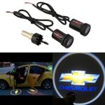 CHAMPLED® For CHEVROLET Laser Projector Logo Illuminated Emblem Under Door Step courtesy Light Lighting symbol sign badge LED Glow Car Auto Performance Tuning Accessory