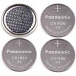 4-Pcs – Panasonic CR1620 (Prepackaging) 3v Lithium Coin Cell Battery