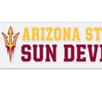 WinCraft NCAA Arizona State University ASU Sun Devils 3″ x 10″ Perfect Cut Decal
