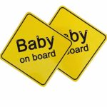 Baby on Board Magnet Car Sign – Drive Safely by Alerting Other Drivers (2 Pack) by Best Magnet