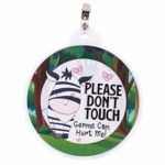 Baby Safety Sign”Please Don’t Touch” for Baby Newborn, Preemie Stroller Tag, Car Seat Sign Shower Gift (04#)
