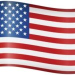 American Flag Car Sign Magnet