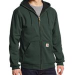 Carhartt Men’s Rain Defender Rutland Thermal Lined Hooded Zip Front Sweatshirt