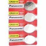 4 Pcs — Panasonic Cr2016 3v Lithium Coin Cell Battery Dl2016 Ecr2016