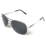 J+S Premium Military Style Classic Aviator Sunglasses, Polarized, 100% UV protection